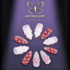 Artnailery · Rosé Sonata | Artistry Collection (10 pcs Handmade Press-On Nails