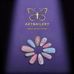 Artnailery · Ocean Whisper | Artistry & Seasonal Glam Limited (10 pcs Handmade Press-On Nails