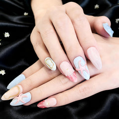 Artnailery · Ocean Whisper | Artistry & Seasonal Glam Limited (10 pcs Handmade Press-On Nails