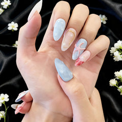 Artnailery · Ocean Whisper | Artistry & Seasonal Glam Limited (10 pcs Handmade Press-On Nails