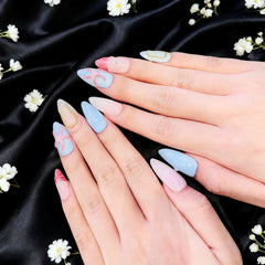 Artnailery · Ocean Whisper | Artistry & Seasonal Glam Limited (10 pcs Handmade Press-On Nails