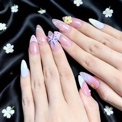 Artnailery · Blooming Petals | Seasonal Glam & Artistry Collection (10 pcs Handmade Press-On Nails)