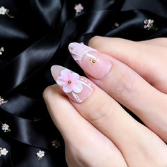 Artnailery · Blooming Symphony | Everyday Elegance · Artistry · Seasonal Glam (10 pcs Handmade Press-On Nails)