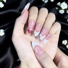 Artnailery · Scarlet Bloom | Everyday & Artistry Collection (10 pcs Handmade Press-On Nails)