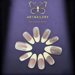 Artnailery · French Whisper | Everyday Collection (10 pcs Handmade Press-On Nails)