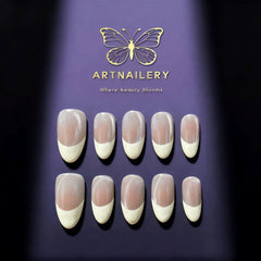 Artnailery · French Whisper | Everyday Collection (10 pcs Handmade Press-On Nails)