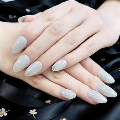Artnailery · Moonlit Pearl | Everyday Elegance Collection (10 pcs Handmade Press-On Nails)