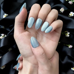 Artnailery · Moonlit Tide | Everyday & Seasonal Collection (10 pcs Handmade Press-On Nails)