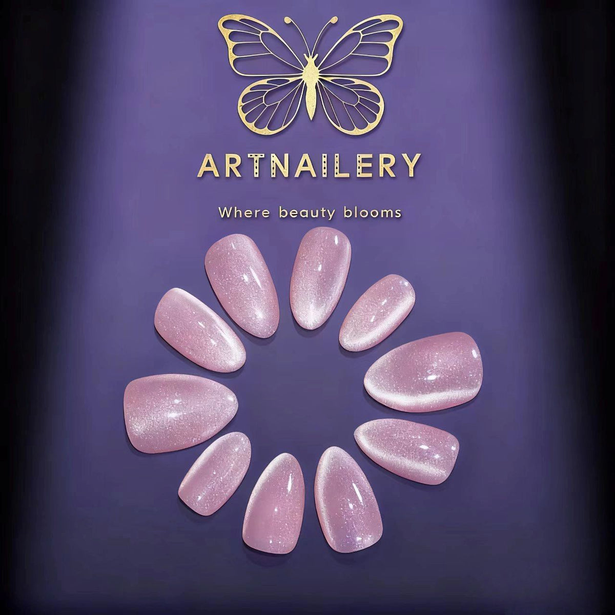 Artnailery · Lilac Whisper | Everyday Elegance Collection (10 pcs Handmade Press-On Nails)