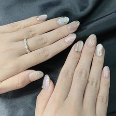 Artnailery · Golden Whisper | Everyday & Artistry Collection (10 pcs Handmade Press-On Nails)