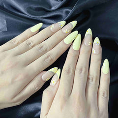 Artnailery · Lemon Bloom | Everyday Elegance · Seasonal Glam Selection (10 pcs Handmade Press-On Nails)