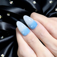 Artnailery · Azure Bloom | Everyday & Seasonal Glam Limited (10 pcs Handmade Press-On Nails)