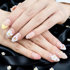 Artnailery · Blossom Shore | Everyday & Seasonal Collection (10 pcs Handmade Press-On Nails)